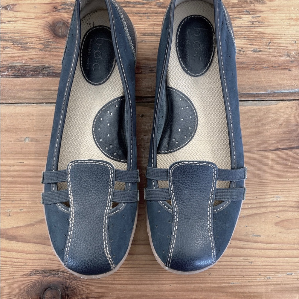 b.o.c. Blue Flats with Cushioned Insole and Breathable Design
